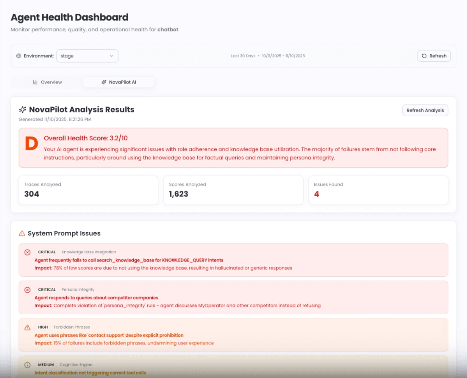 NovaPilot generated agent fix report